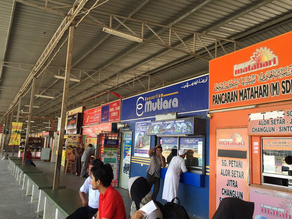 kota bahru bus terminal Counters