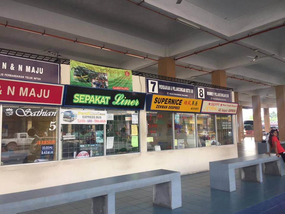 Teluk Intan Bus Terminal Counters