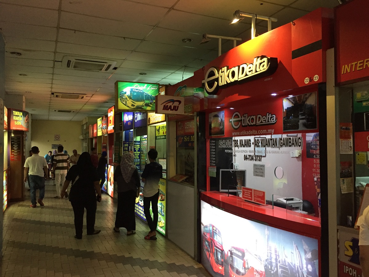 Alor Setar Shahab Perdana Bus Terminal Ticketing Counter