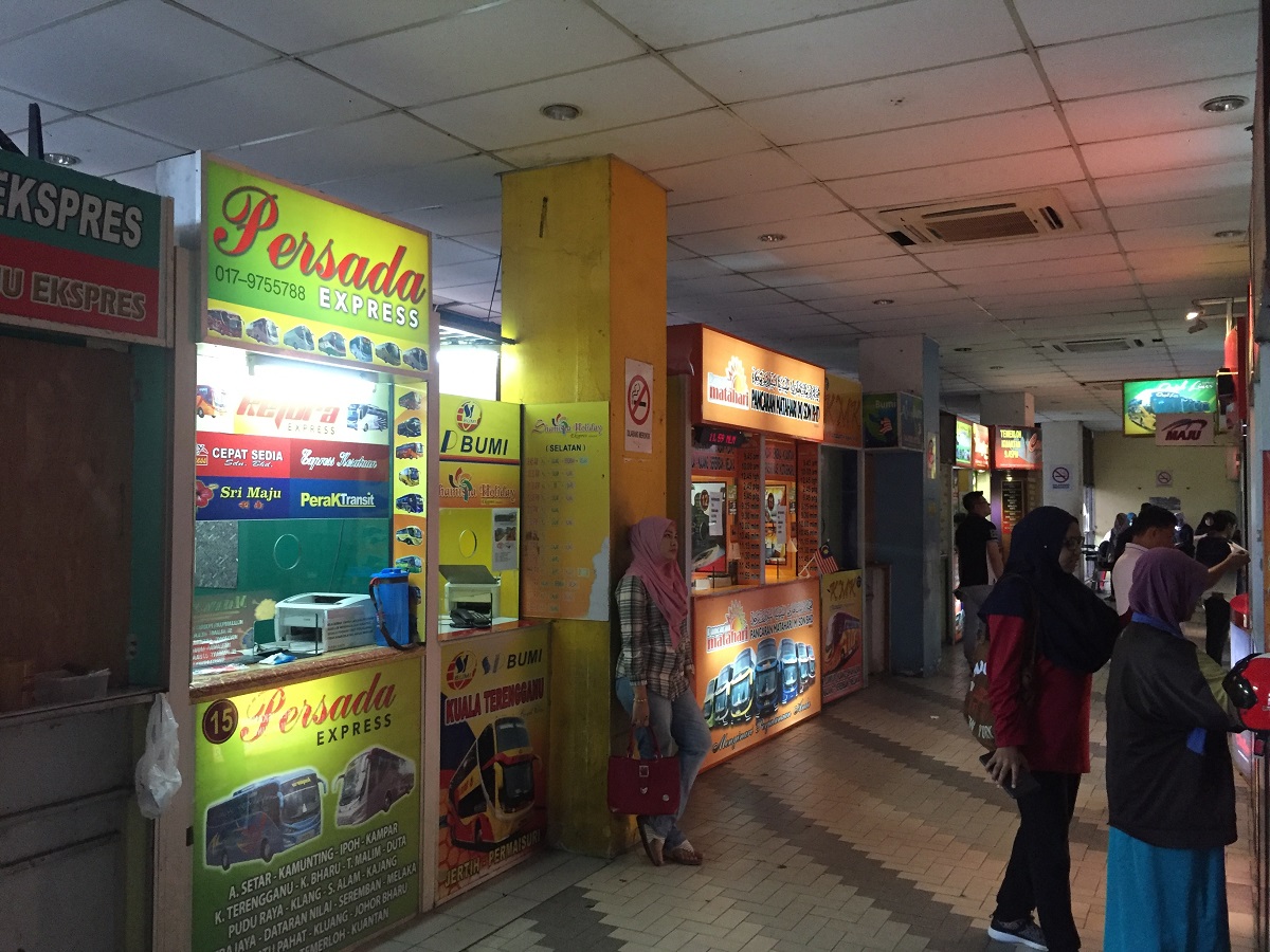 Alor Setar Shahab Perdana Bus Terminal Ticketing Counter