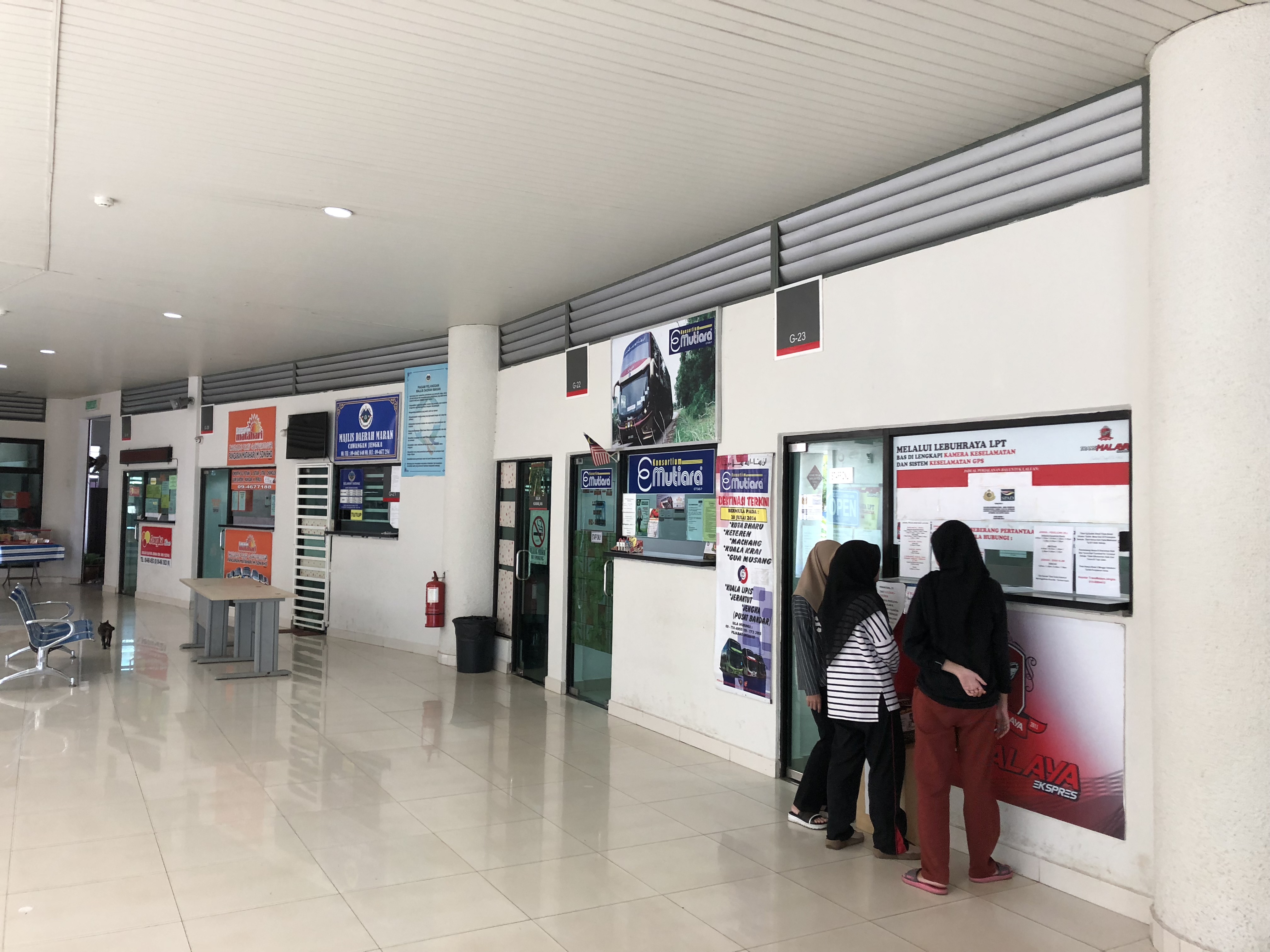 Jengka Sentral counters