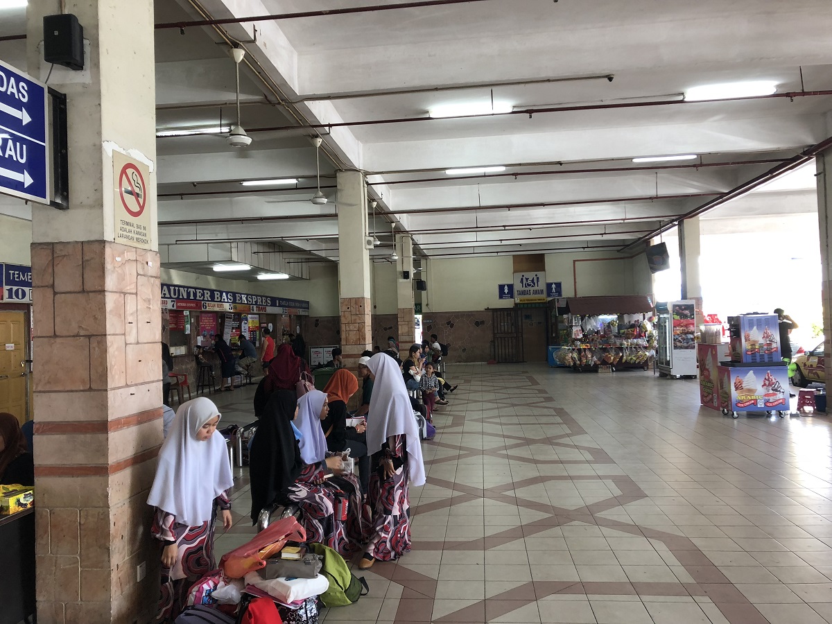 Jengka Sentral waiting area