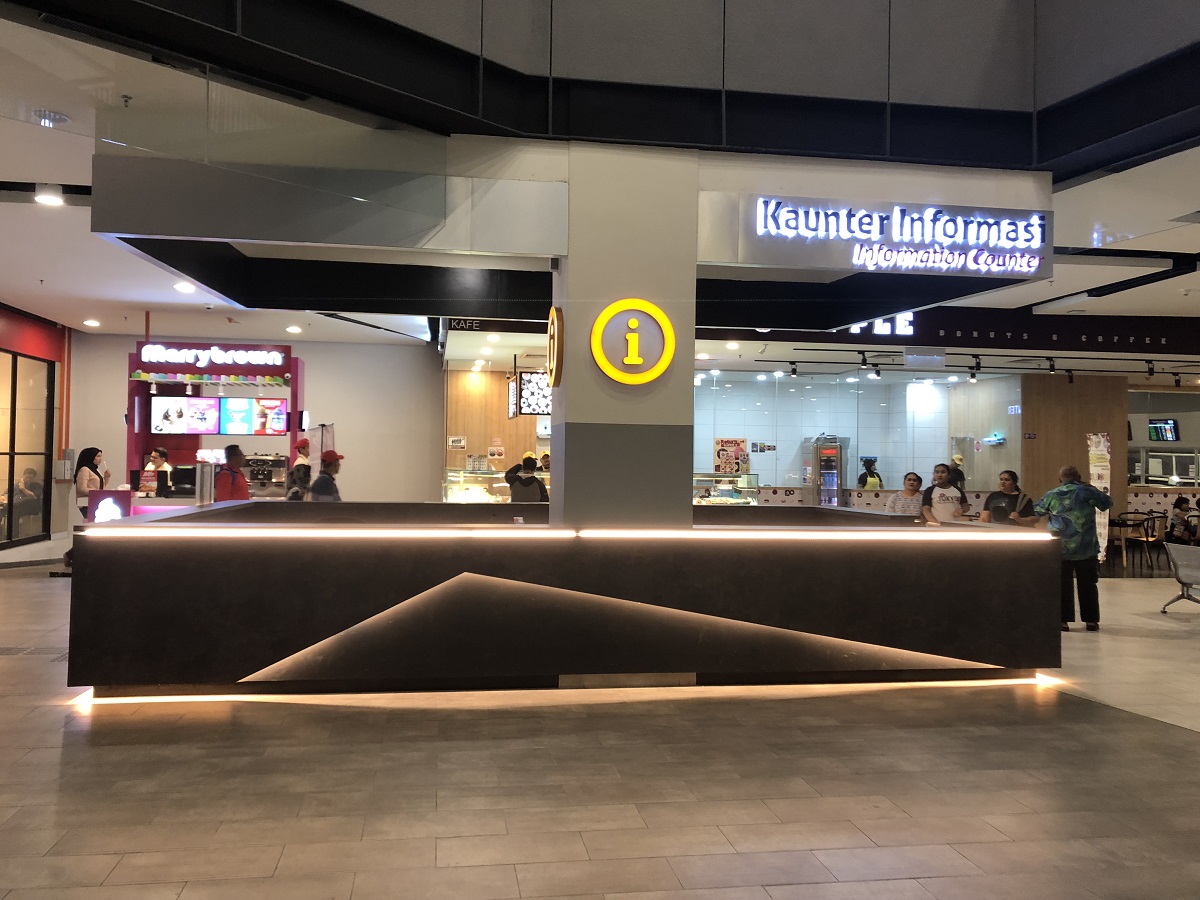 Information counter at Penang Sentral