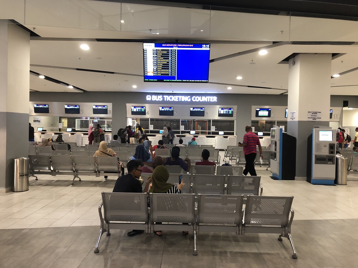 Central Ticketing Coutner at Penang Sentral